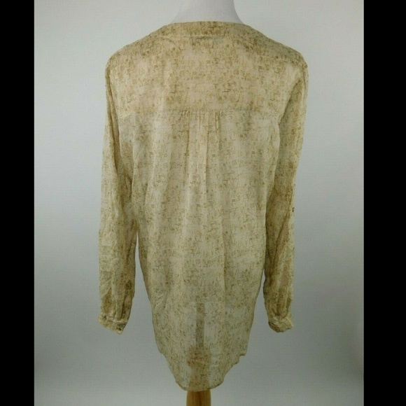 Diane von Furstenberg Danielle Metallic Blouse - Picture 6 of 8